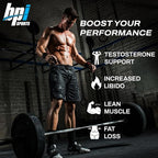 BPI Sports A-HD Elite/Solid Testosterone Booster for Men - Testosterone Supplement for Muscle, Strength, Libido & Performance Support - Promotes Natural Fat Loss – 30 Servings – 550mg
