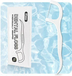 150 Count Dental Flossers Each Individually Wrapped, Floss Singles Bag, Travel Hotel Restaurant Office Car Dental Floss, Floss Picks Oral Care Teeth Clean Flat Wire