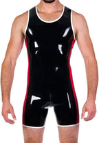 Handmade Latex Surfsuit for Men Leotard Suit with Crotch Zipper Full Body Jumpsuit Customized Rubber Catsuits