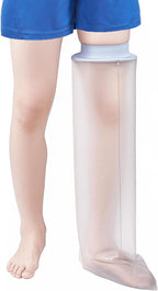 Waterproof Kids Full Leg Cast Cover for Showering Cast Covers for Shower Leg Kids Child Reusable Cast Bag for Shower Leg Cast Protector for Leg, Foot, Knee, Ankle Wound