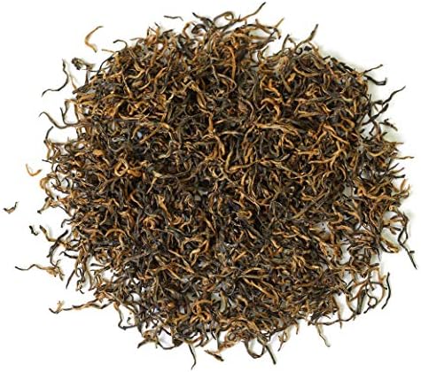 GOARTEA Jinjunmei Black Tea - 2Pcs 250g / Total 17.6oz Premium Grade - Fujian Jin Jun Mei - Golden Beautiful Eyebrow Chinese Loose Leaf Tea - Golden Buds