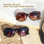 LADEESSE Reading Sunglasses for Women - Stylish Bifocal Sunglasses with Readers Built-in - UV400 Protection - 2 Pack+2.0