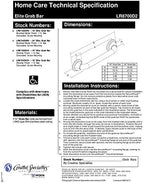 Moen Bathroom Safety 24-Inch Designer Stainless Steel Shower Grab Bar with Concealed Screws, LR8724D2BN