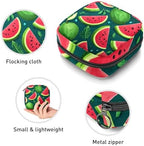 Sanitary Napkin Storage Bag for Feminine Pads, First Period Kit for Women, Watermelon Portable Menstrual Period Sanitary Pouch