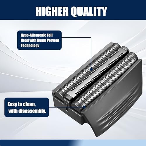 Shaver Replacement Foil Compatible with Remington TITANIUM-X Flex & Pivot Foil and Cutter F5800 & F7800,1pack