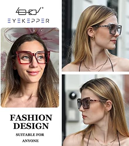 Eyekepper Transition Photochromic Bifocal Readers Reading Glasses for Women Oversized