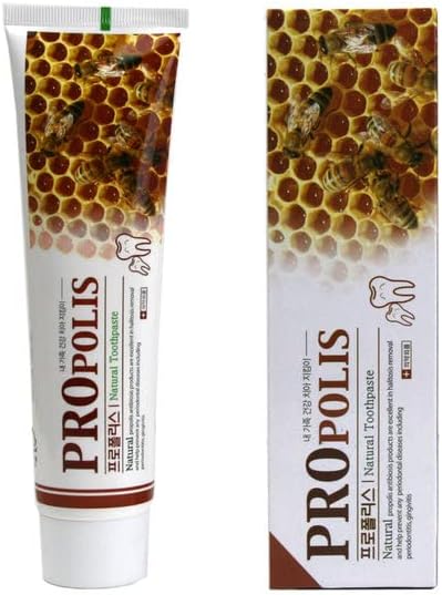 Natural Bee Propolis Toothpaste for Sensitive Teeth & Anti-Plague 6.3oz(180g) 2pcs - Korean Oral Care