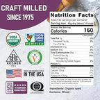 Great River Milling Organic Hulled Spelt Berries | Ancient Whole Spelt Grain | High Fiber & Protein | Non-GMO & Kosher | Ideal for Baking, Salads, Pilaf & More | 5 Lb