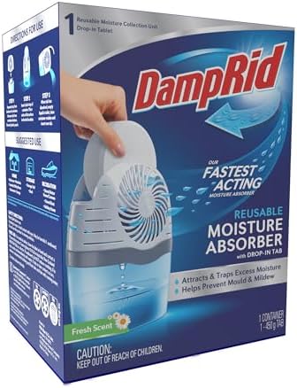 DampRid Fresh Scent Drop-In Tab Moisture Absorber Starter Kit