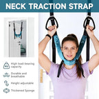 Neck Stretcher Cervical Traction Device for Decompression Home Physical Therapy, Portable Neck Stretcher Hammock Traction