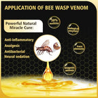 Bee Wasp Venom Toothpaste for Sensitivity and Gums Problems -Oral Care, Redness & Swelling Gums, Bad Breath, Plaque -3.7 OZ