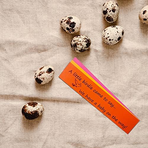Surprise Quail Egg Pregnancy Announcements, Funny Baby Announcements Ideas Gifts, Quail Eggs Perfect for Grandparents Future Dad,or Friends