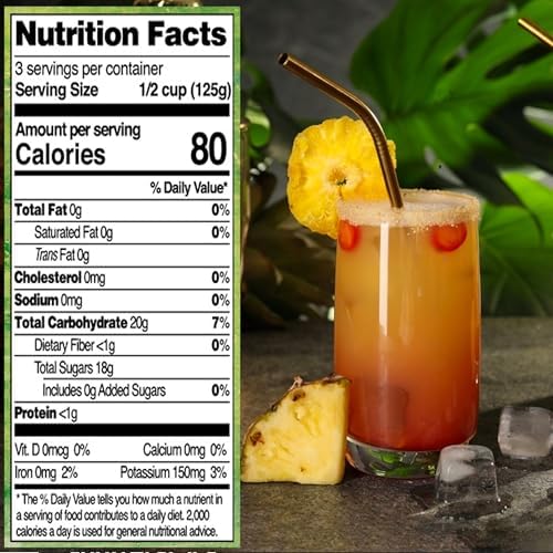 Native Forest Pineapple Slices - Pineapple Canned, Pineapple Organic, Canned Fruit No Sugar Added, Organic Pineapple Juice - 15 Ounce (Pack of 6)