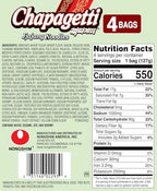 Nongshim Ramen Noodles, Gourmet Instant Ramen, Premium Microwavable Noodle, Chapagetti, 4.5 Ounce (Pack of 4)