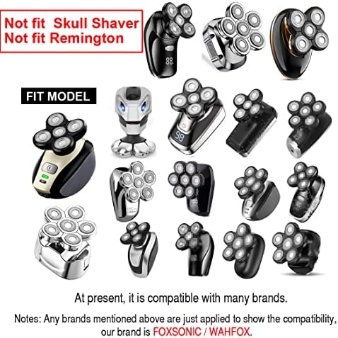 Upgraded 9 Blades Body & Head Shaver for Head Shaver Many Brands 9 Blades Replacement Shaver Head Blade 9 Heads Beard Electric Razor Shaver Head for Blad Men