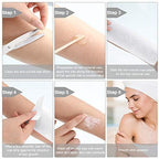 Maitys 400 Non-woven Waxing Strips for Facial, Body, Leg, Face and Bikini Hair Removal (White)