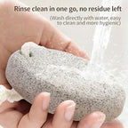 2PCS Natural Foot Pumice Stone for Feet, Natural Lava Stone Foot Exfoliator, Pedicure Tools Hard Skin Callus Remover Hands Foot File Exfoliation to Remove Dead