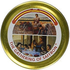 The Gathering of Saffron Brand Saffron, 1 gm X 12 tins Pure Spanish, Imported by Aiva Products With 2D Barcode