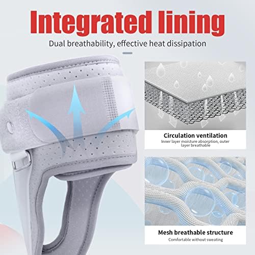 Medical AFO Foot Drop Brace - Drop Foot Braces for Walking - AFO Brace Walking with Shoe - Ankle Foot Orthosis for Stroke - Drop Foot Stabilizer Support for Men & Women XL-Left (Comfort)