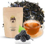 Wild Blackberry Flavored Black Tea Bags - 25 Count, Premium Loose Leaf Style Pyramid Tea Bags, Sweet & Piquant, Medium Caffeine, Kosher Vegan
