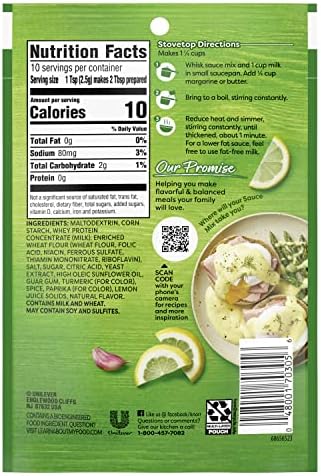 Knorr Sauce Mix Sauces For Simple Meals and Sides Hollandaise No Artificial Flavors, No Added MSG 0.9 oz