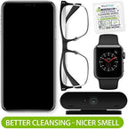 440 Pack Lens Wipes for Eyeglasses Pre-Moistened, Individually Wrapped Streak-Free Cleaning for Glasses & Laptop Screens, Glasses Cleaner Wipe Bulk 5.5 x 4.7 Inch, Sunglasses & Phone Wipe
