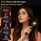 3 in 1 Hair Massager Scalp, Electric Scalp Massager Fit for Men & Women, Oil Applicator for Hair Nourishment, Black