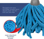 Premium Microfiber Wet Mop for Hardwood, Laminate, Tile Flooring with Stainless Steel Handle Extendable up to 56 Inches