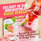 Colombina Guava Dessert Fruit Spread, Exotic Tropical Guava Jelly and Guava Paste Made from Real Fruit, 21.1oz (2 Jars)