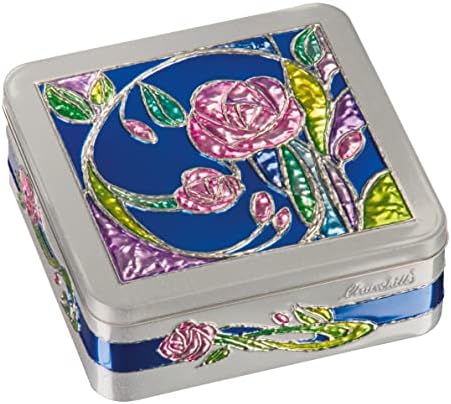 Churchill's Rose Garden Tin with Belgian Chocolate Biscuits 200 g