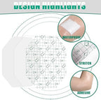 60 Pieces Transparent Stretch Adhesive Bandage Waterproof Wound Bandages Shower Waterproof Patch Clear Adhesive Bandages Protective Transparent Film for Swimming Showering (6 x 7 Inches)