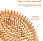 2-in-1 Air Cushion Scalp Massage Brush – Ventilated Hair Comb with Soft Rubber Tips, Gentle Painless Detangling for Women & Men