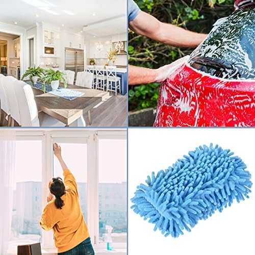 M METERXITY Chenille Sponge Mitten - Universal Glove Wash/Wipe Glass, Window, Screen, Apply to Household Daily Cleaning