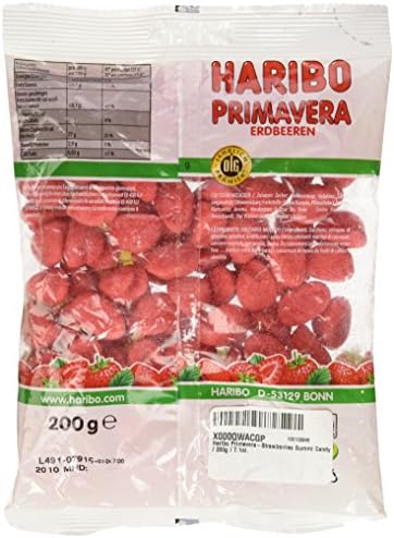 Haribo Primavera-Strawberries Gummi Candy 200 g