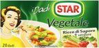 Star: "Il Mio Dado Vegetale" Bouillon Cubes, Vegetable Taste * Pack of 20, 10g Each * [ Italian Import ]