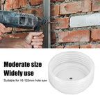 Tnfeeon Electric Drill Dust Cover Bowl,Electric Hammer Cover Hole Opener Cover 125mm Inner Diameter Downlight Gypsum Ceiling Drill Hole Reaming Stopper