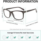Eyekepper Transition Reading Glasses Photochromic Readers Men Women +3.50