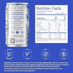 Revello Mixers Club Soda - Mixer Infused with Electrolytes, Antioxidants, Vitamins & Minerals - Low Sugar & Calories - Premium Beverage for Crafted Cocktails & Mocktails - 8 fl oz (Pack of 4)