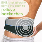 Beurer EM38 Lower Back Pain Relief Belt, TENS Unit Muscle Stimulator | 4 Electrodes | Adjustable & Breathable | Women & Men | Fits 30”-55” Waist | Lower Back Support, Lumbar Support, Back Brace Belt