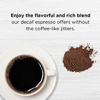 CAFFÉ CONTEMPO DECAF Italian Style Ground Espresso, Water Process Decaffeination, 1 LB, Fine Grind, Dark Roast, Freshly Roasted Coffee, Great for Moka Pot