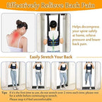 Mybow Back Stretcher, Lumbar Traction Device, Spine Decompression Belt for Pain Relief, Spinal Back Stretcher Belt, Thoracic Spinal Decompression Harness, Portable Stretching Device (Medium)