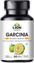 Garcinia Cambogia Extract with 60% HCA, Metabolic Wellness Support, Vegan Dietary Supplement, Non-GMO, Gluten Free, 60 Vegan Capsules