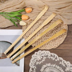 Kifmurase 50 Pack Bamboo Back Scratcher Bulk, Traditional Manual Wooden Scratcher for Itching Relief and Body Massage with Long Handle for Elderly Men Women Friend Family Nursing Gifts