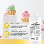 Concentrated Liquid Sucralose Sweetener, 25% Concentrated Sugar Alternative, 32 oz. Bulk for Drinks, Food, and Pastries, Zero Calories and No Carbs (1-Pack)