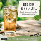 Numi Organic Gunpowder Green Tea – 54 Green Tea Bags – Bold, Smooth Flavor, Packed with Antioxidants, Naturally Energizing, Microplastic-Free Tea Bags