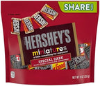 HERSHEY'S SPECIAL DARK Miniatures Assorted Chocolate Candy Share Pack, 9 oz