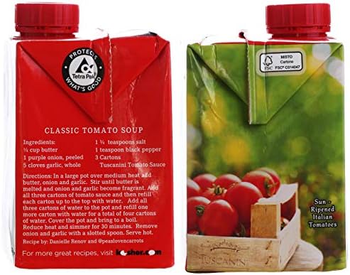 Tuscanini Italian Tomato Sauce, Premium Italian Passata, 17.6oz (3 Pack) Resealable, Product of Italy