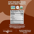 FGO Organic Ground Brown Flaxseed Meal, 1 Pound / 16oz Cold Milled Powder in Resealable Pouch, For Baking & Smoothies, Grown in USA & Canada (Pack of 1)