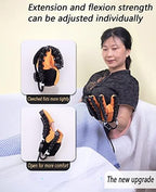 Self-Training Rehabilitation Robot Gloves, Finger Exercises and Rehabilitation Orthosis Splint Auxiliary Gloves, Minimize Spasticity(Size:M Code,Color:Both Hand)