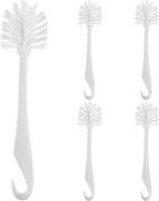 Garneck 5pcs Multifunctional Nylon Cleaning Brushes Set for Home Appliances Long Handle Scrubber for Blenders Juicers Soymilk Machines Coffee Makers Bottle Brushes